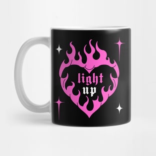 heart in fire Mug